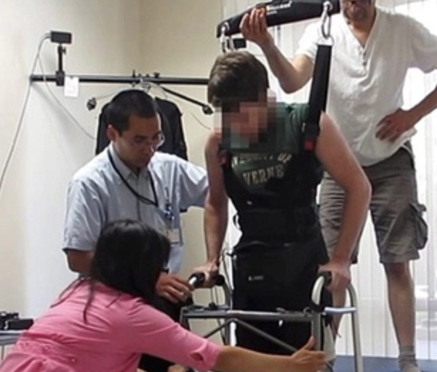 Paralyzed Man Walks with Tech Like that in NO HARD FEELINGS Mark Coggins