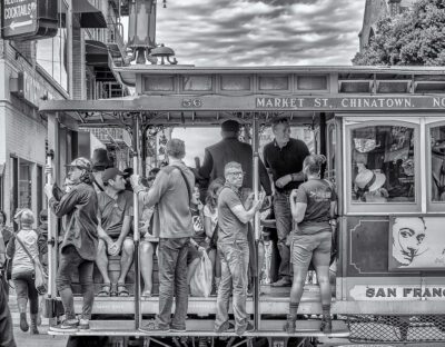 Slice of Cable Car Life, San Francisco, 2015