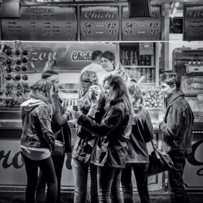 Ice Cream in the Bastille, Paris, 2014