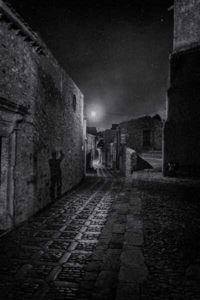 Self Portrait in Erice, Erice, 2014