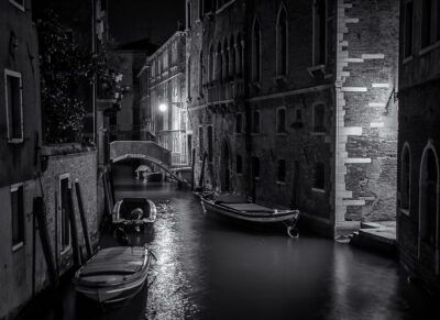 Canal by Night, Venice, 2012
