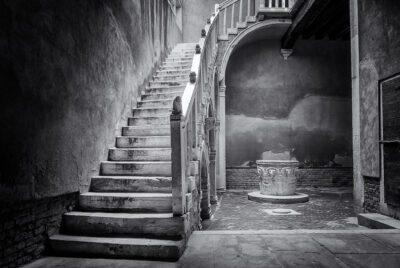 Stair to Courtyard, Venice, 2012